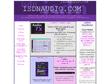 Tablet Screenshot of isdnaudio.com